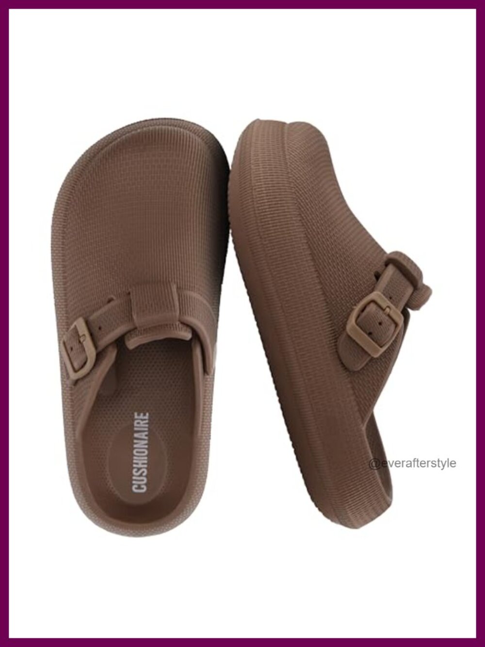 CUSHIONAIRE Fable Cloud Recovery Clog Slip Resistant Waterproof